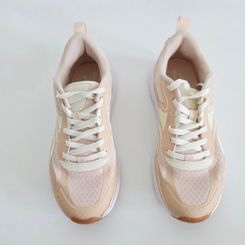 Reebok Women's Nano X4 Cream Beige Lace-Up Training  Sneakers Woman's Size 6.5 - Picture 4 of 8